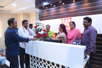 Runam Movie Team At Javed Habib Salon launch in SR NGAR